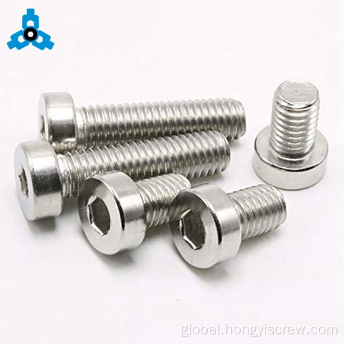 Hex Bolts Head Screw With Dog Point Stainless Steel Hex Socket Thin Head Cap Screw Manufactory